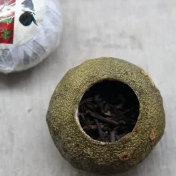 Clearance GONG TING XIAO – pu’er shu in King Orange Foglie Di Tè