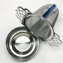 Hot INFUSORE IN ACCIAIO CON SALVA GOCCIA Accessori Per Il Tè